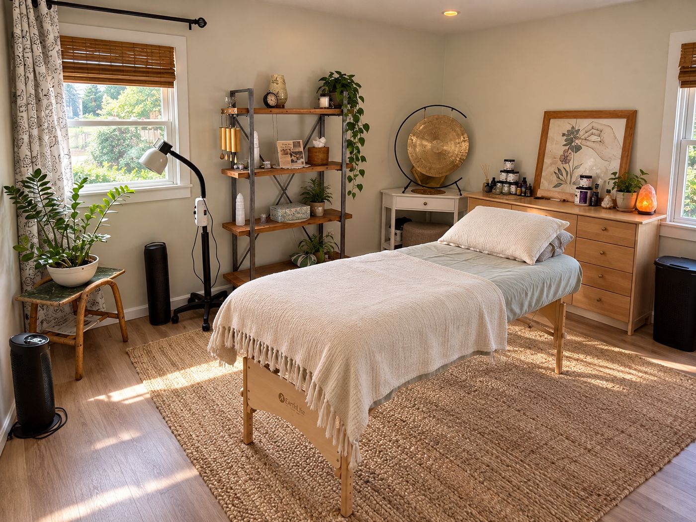 Sam Bahr's acupuncture room