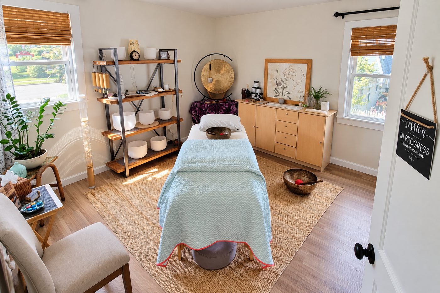 The sound therapy room