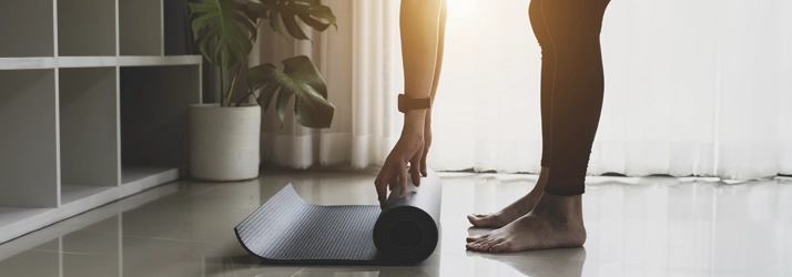 Holistic Healing Toms River NJ Woman With Yoga Mat Holistic Healing Toms River NJ Woman With Yoga Mat